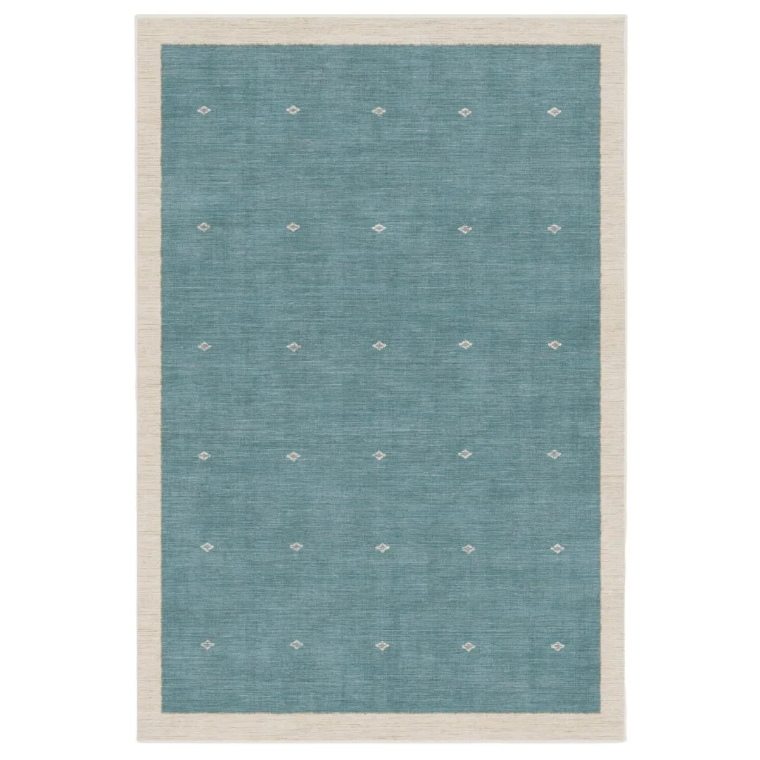 Product image of Ruggable Luna Soft Teal Rug, as part of the 2025 Ruggable Black Friday sale