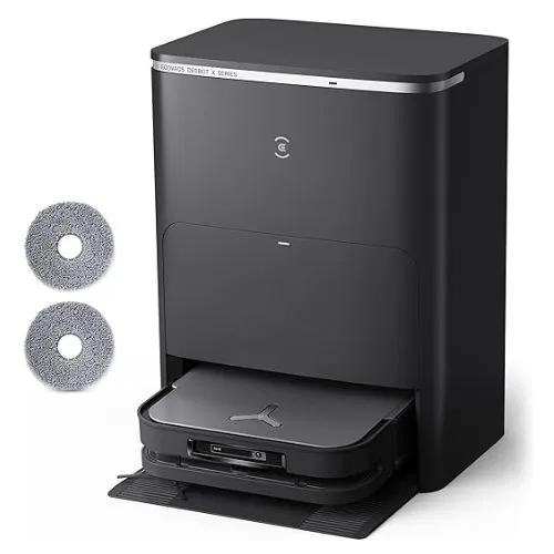 ECOVACS DEEBOT X5 PRO Omni Robot Vacuum Cleaner in black