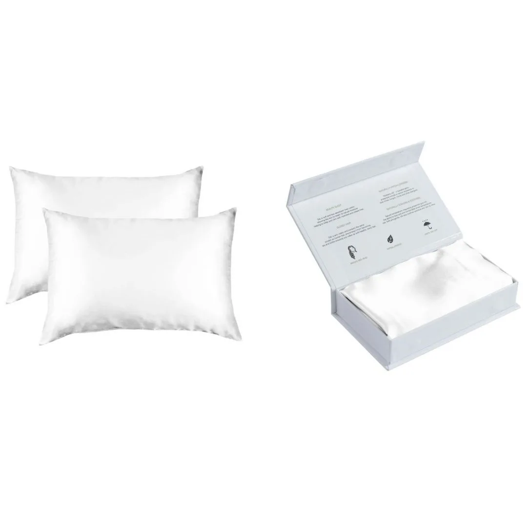 Royal Comfort Mulberry Silk Pillowcase Twin Pack