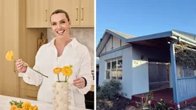 Abbey Holmes unveils her coastal kitchen after over a year of renos