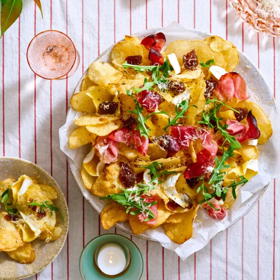 air fryer charcuterie chips