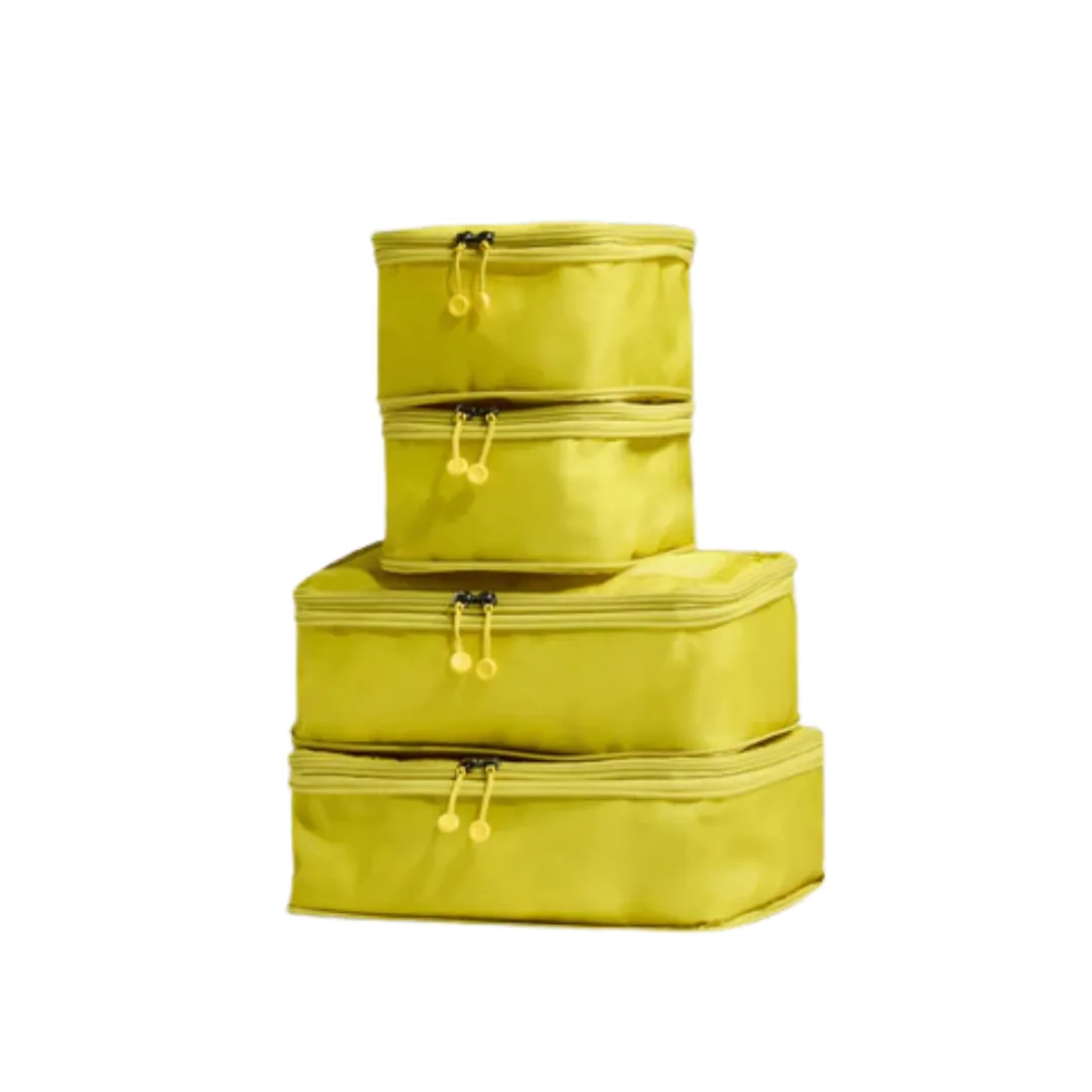 Packing Cubes in Gorse Yellow (4 pack) Boxing Day sales 2025