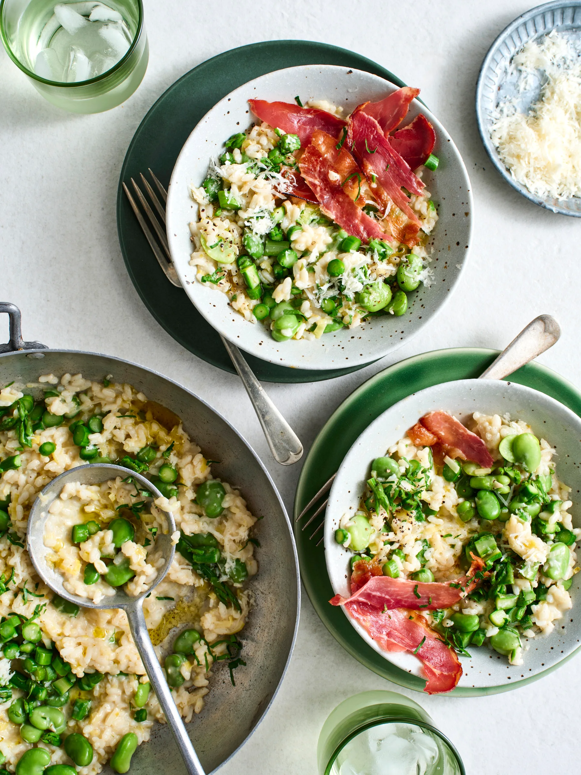 matt moran asparagus broad bean risotto