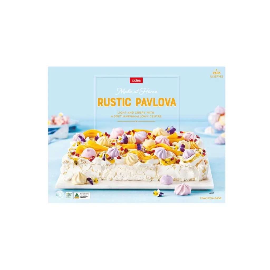 coles pavlova base