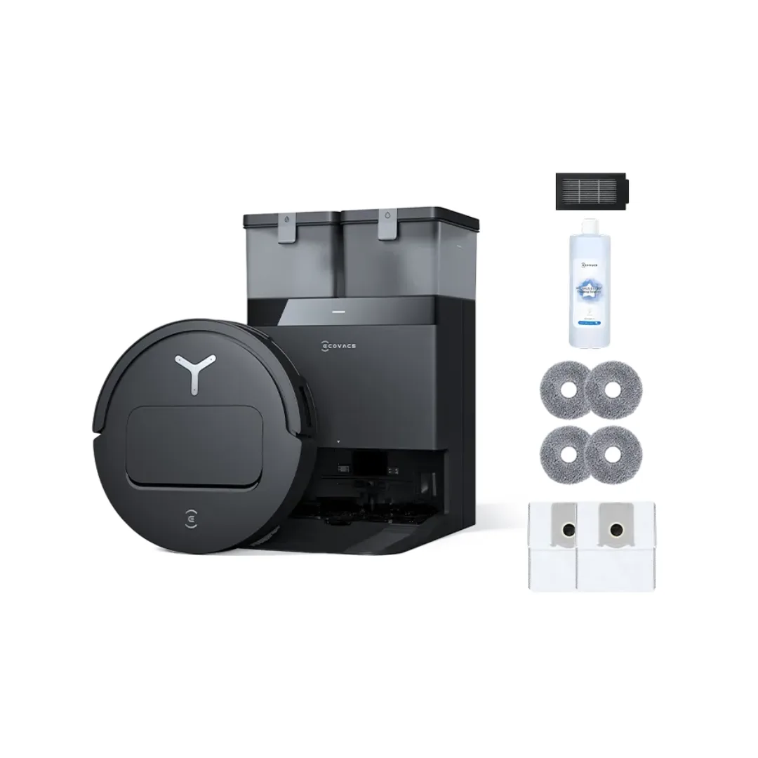Ecovacs DEEBOT T50 PRO OMNI Black Robot Vacuum and Mop + Accessories
