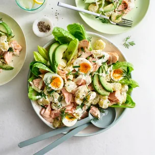 matt moran salmon and potato salad
