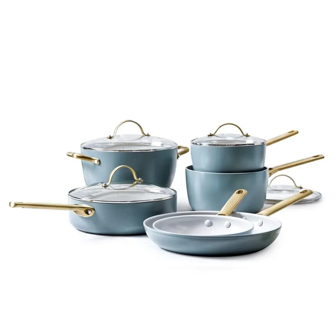 Padova Cookware Set, Smokey Sky Blue