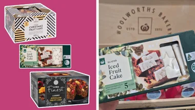 We tried Christmas cakes from Woolies, Coles and ALDI and one literally “tastes like fridge”