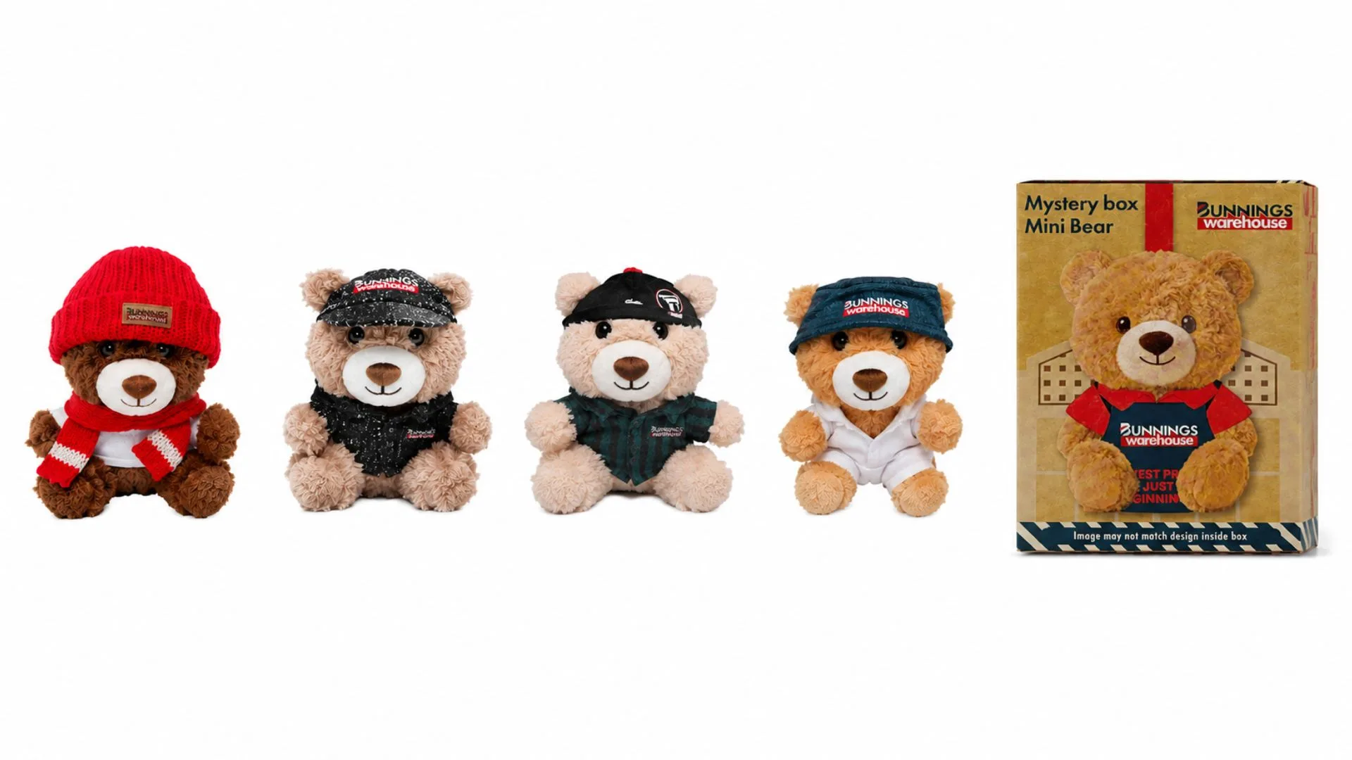 what the bunnings mini bears look like