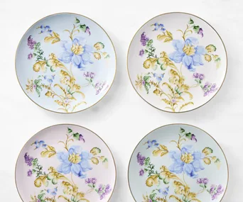 Bridgerton x Williams Sonoma Mixed Dessert Plates, Set of 4