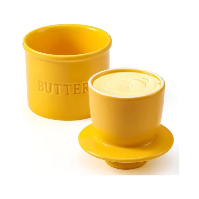 yellow classic butter bell