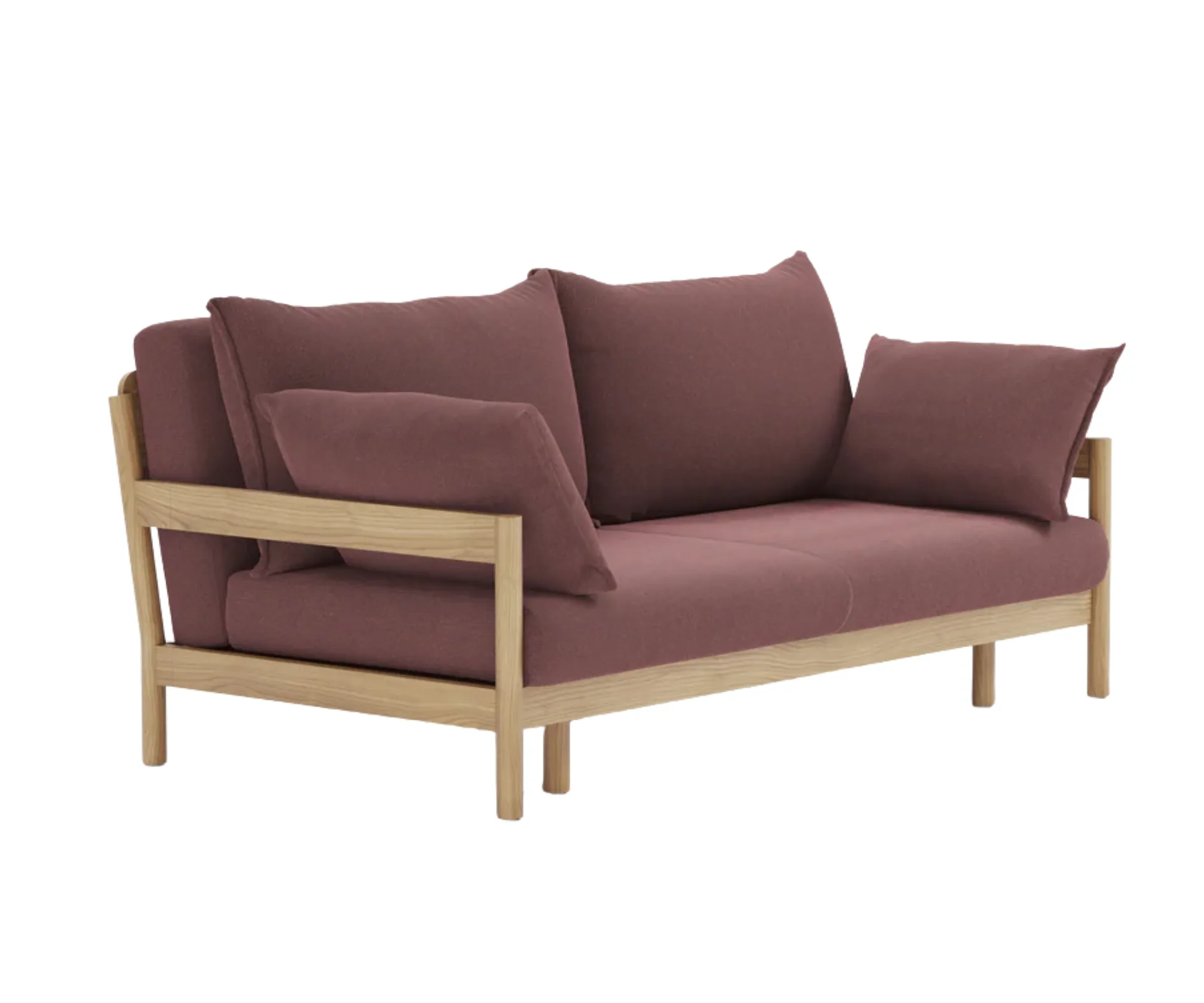 Eva Slideaway Sofa Bed in Plum Colourway + Best Sofa Beds Australia 2026 + Best Sofa Beds for Small Spaces