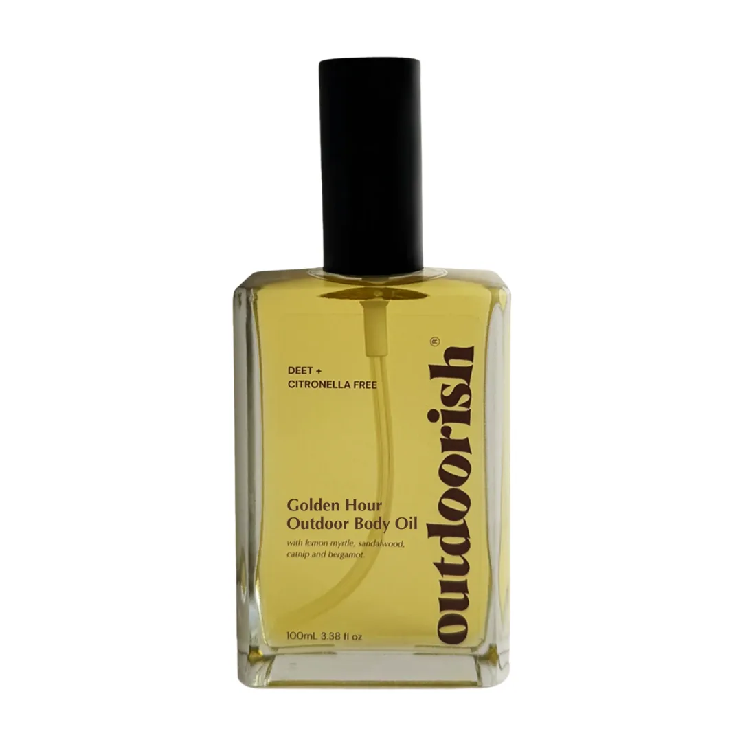 Outdoorish Golden Hour Body Oil Insect Repellent Best Camping Gear for Camping in Australia During Summer