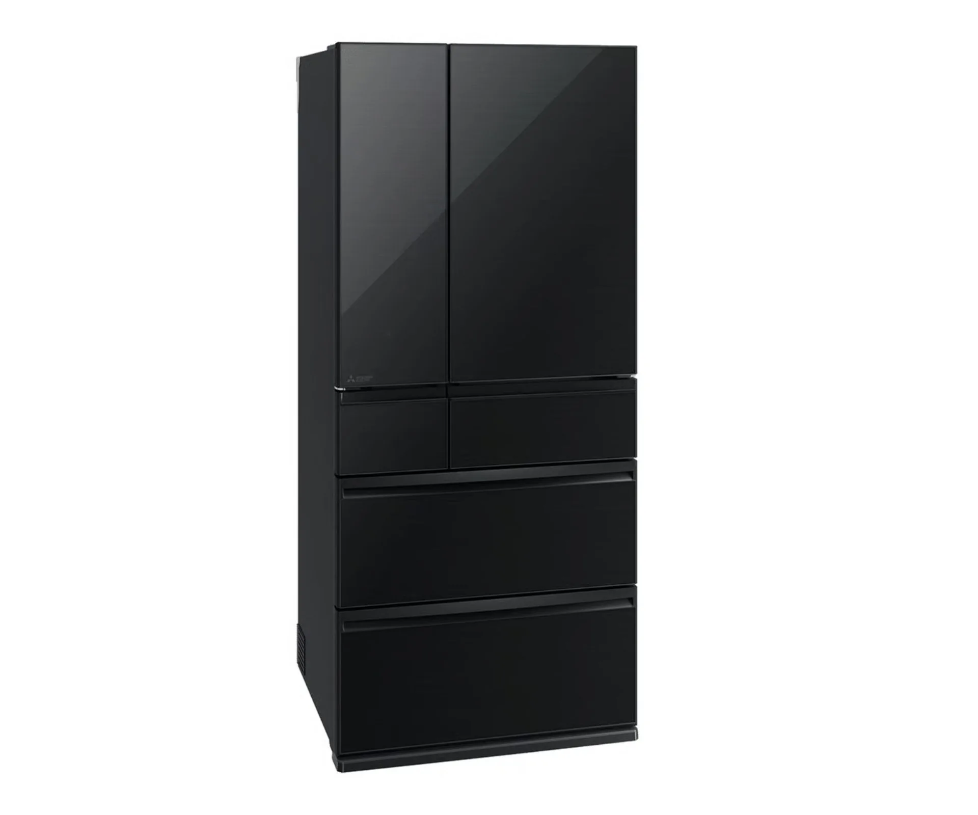 The Mitsubishi Electric 700 litre multi-drawer fridge in black is one of the brand's best-rated models in the MR WX range.