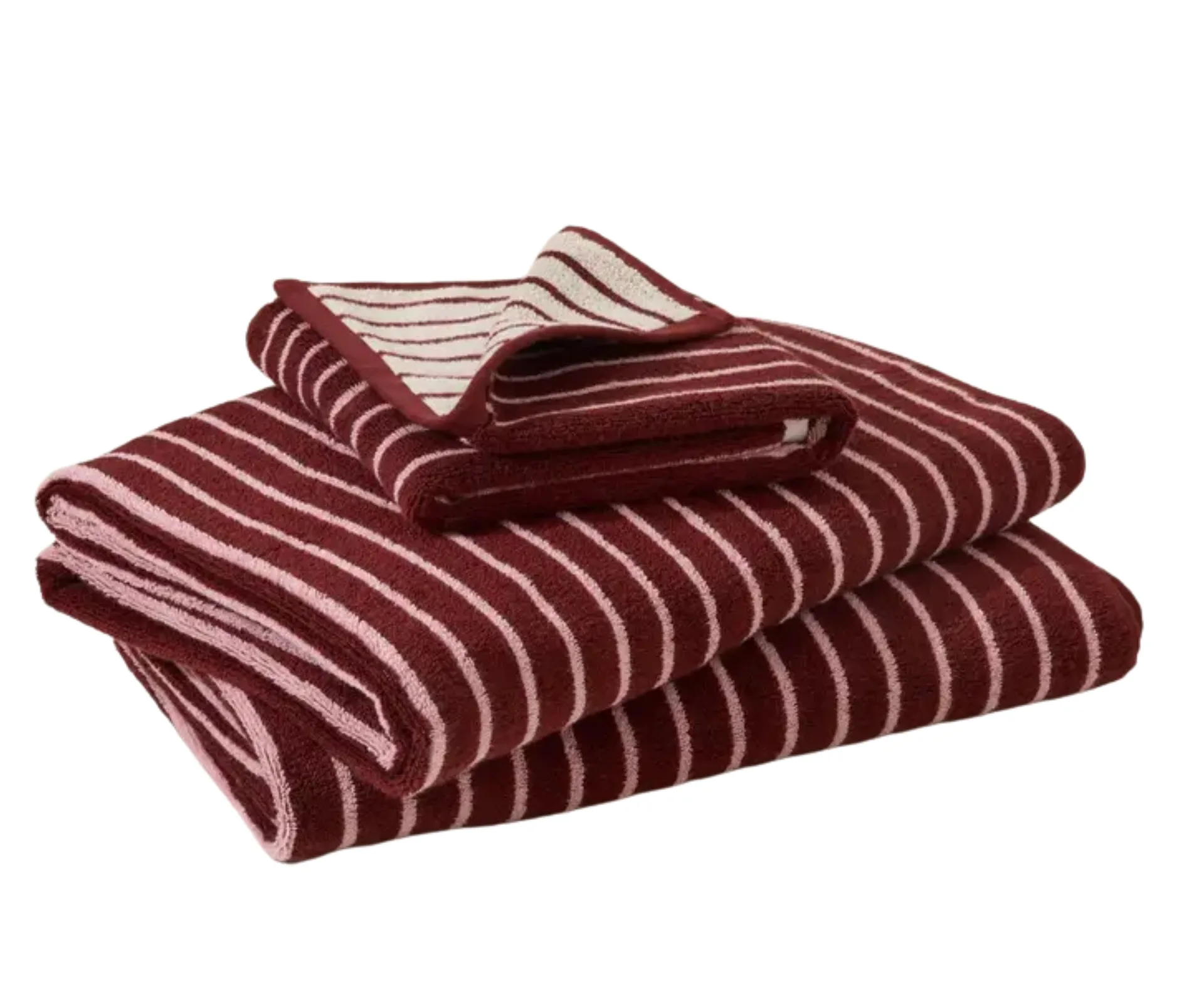 Sheet Society Tommy Cotton Bambi Stripe towels