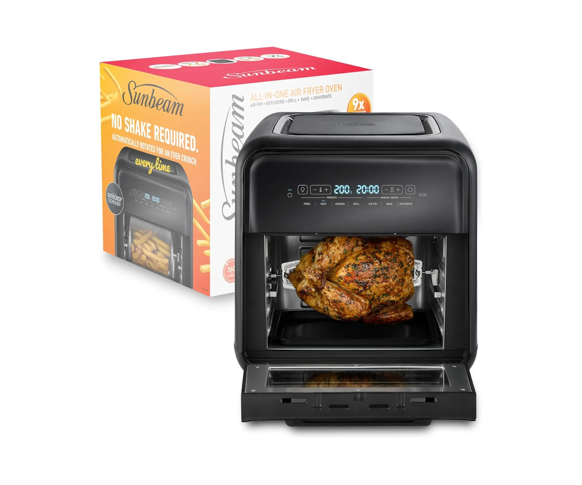 Sunbeam All-In-One Air Fryer Oven + Best Air Fryers Australia 2026 + Most Energy Efficient Air Fryer