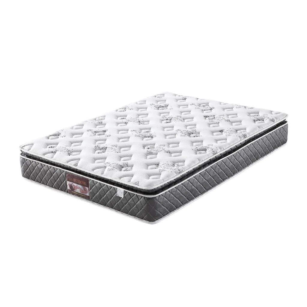 The Bedzone Deluxe 5 Zones Latex Pillowtop Mattress is a budget mattress that features latex