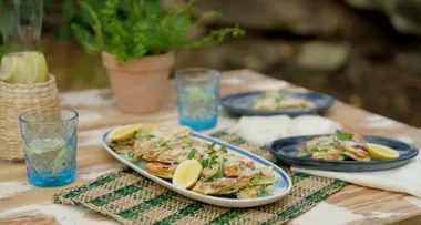 Make these crispy chicken pancakes when you need a comforting dinner