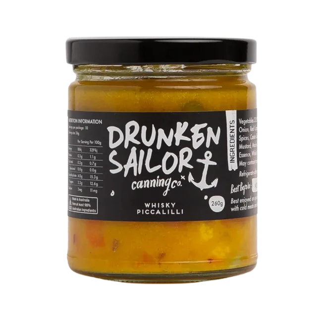 drunken sailor whisky piccalilli