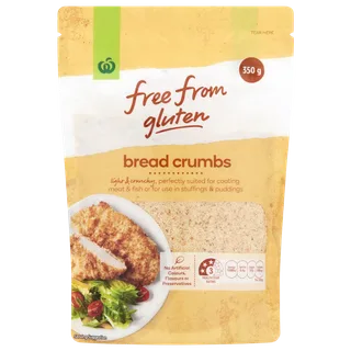 Free From Gluten Bread Crumbs, Woolworths