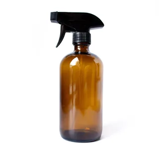 Amber Glass Spray Bottle, Go For Zero