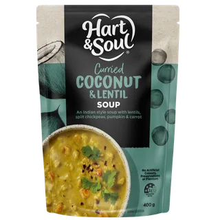 Hart & Soul Curried Coconut Lentil Soup, Woolworths