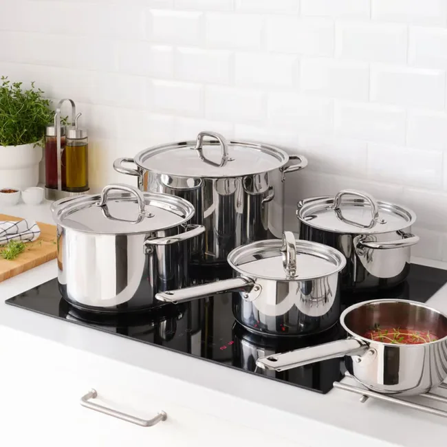 ikea stainless steel cooking set