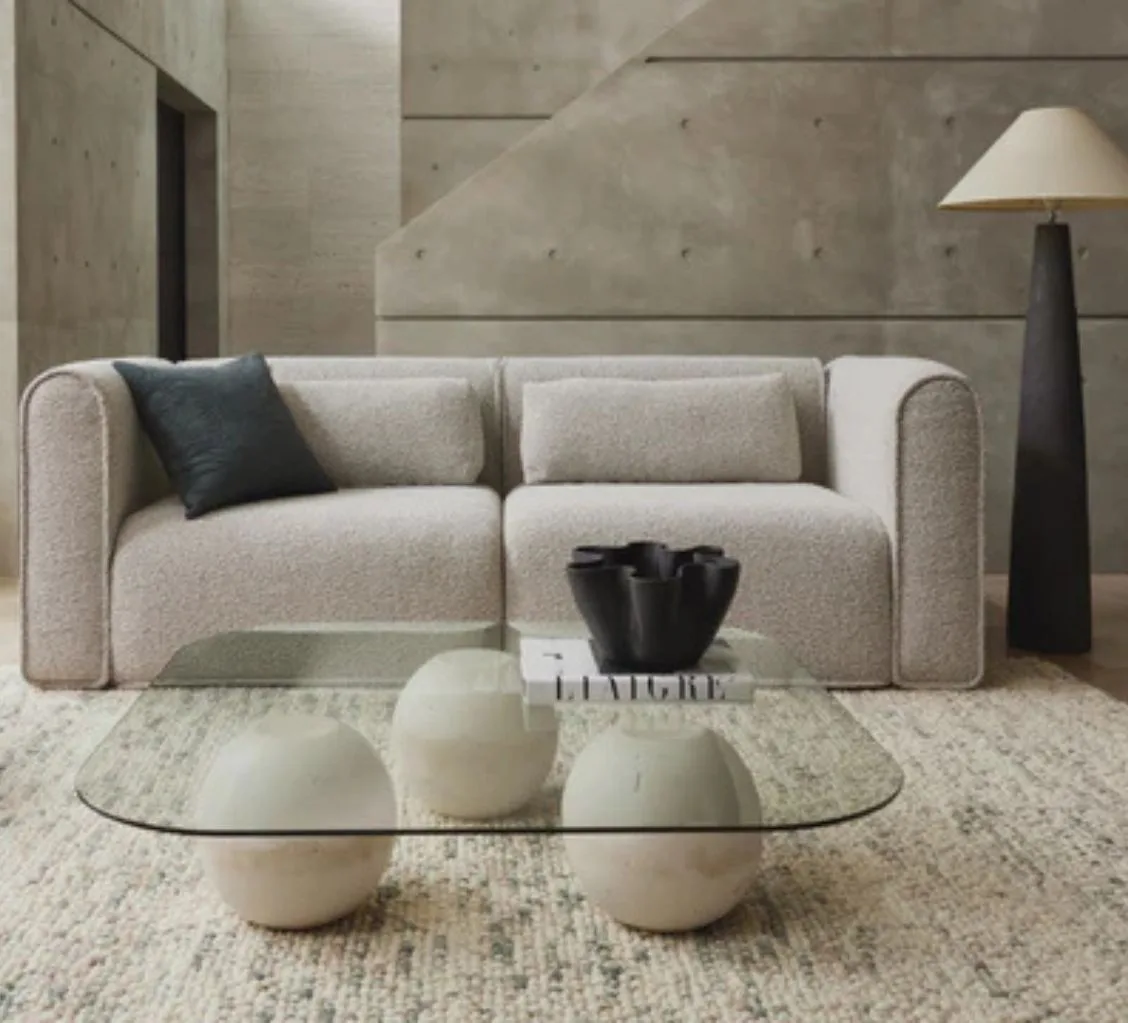 Koala Bangalow 2 Seater Modular Sofa in Limestone colour