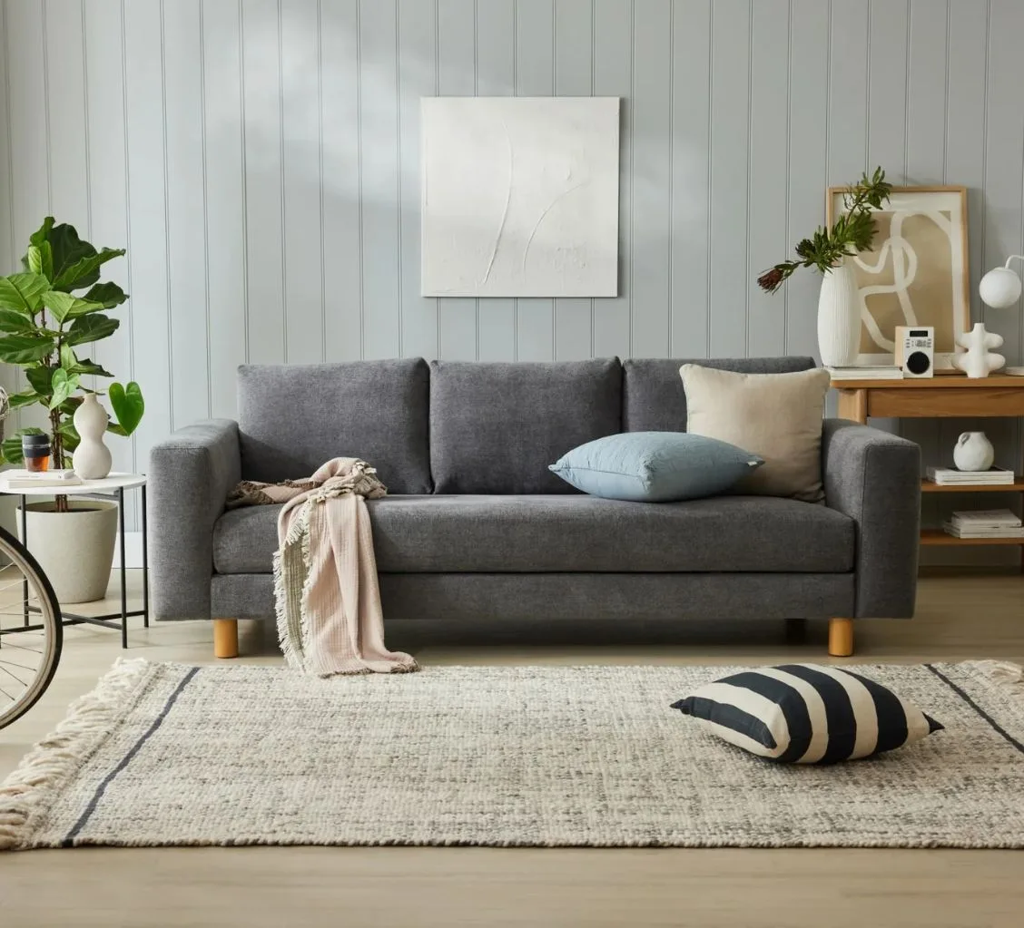 Koala 3 Seater Lounging Sofa in winter sky colour