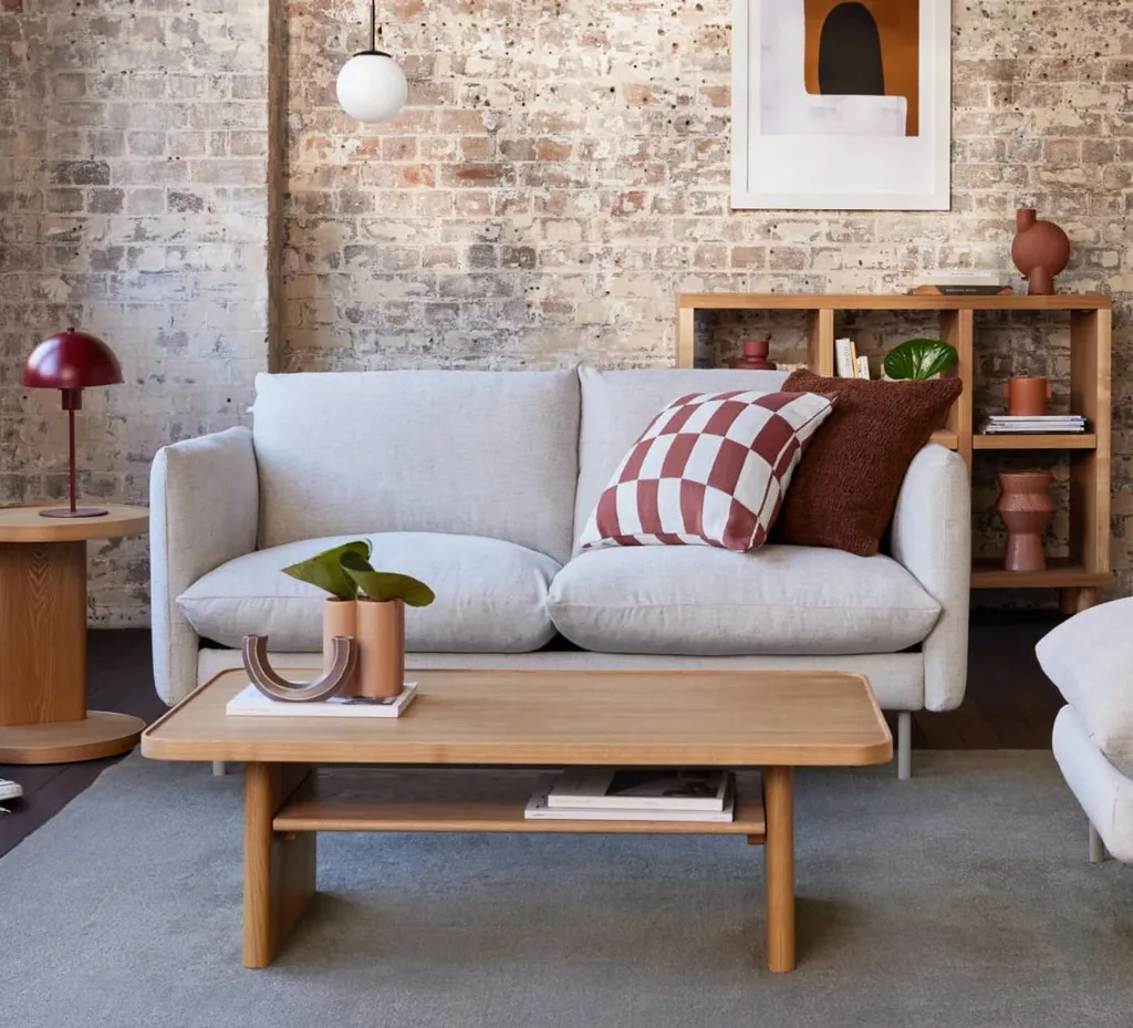 Koala Suffolk Sofa - 2.5 Seater in moon grey colour