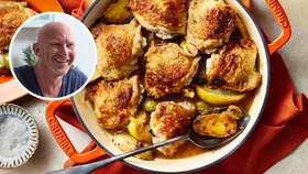 Matt Moran’s hearty Tuscan roast chicken only requires 15-minutes’ prep time