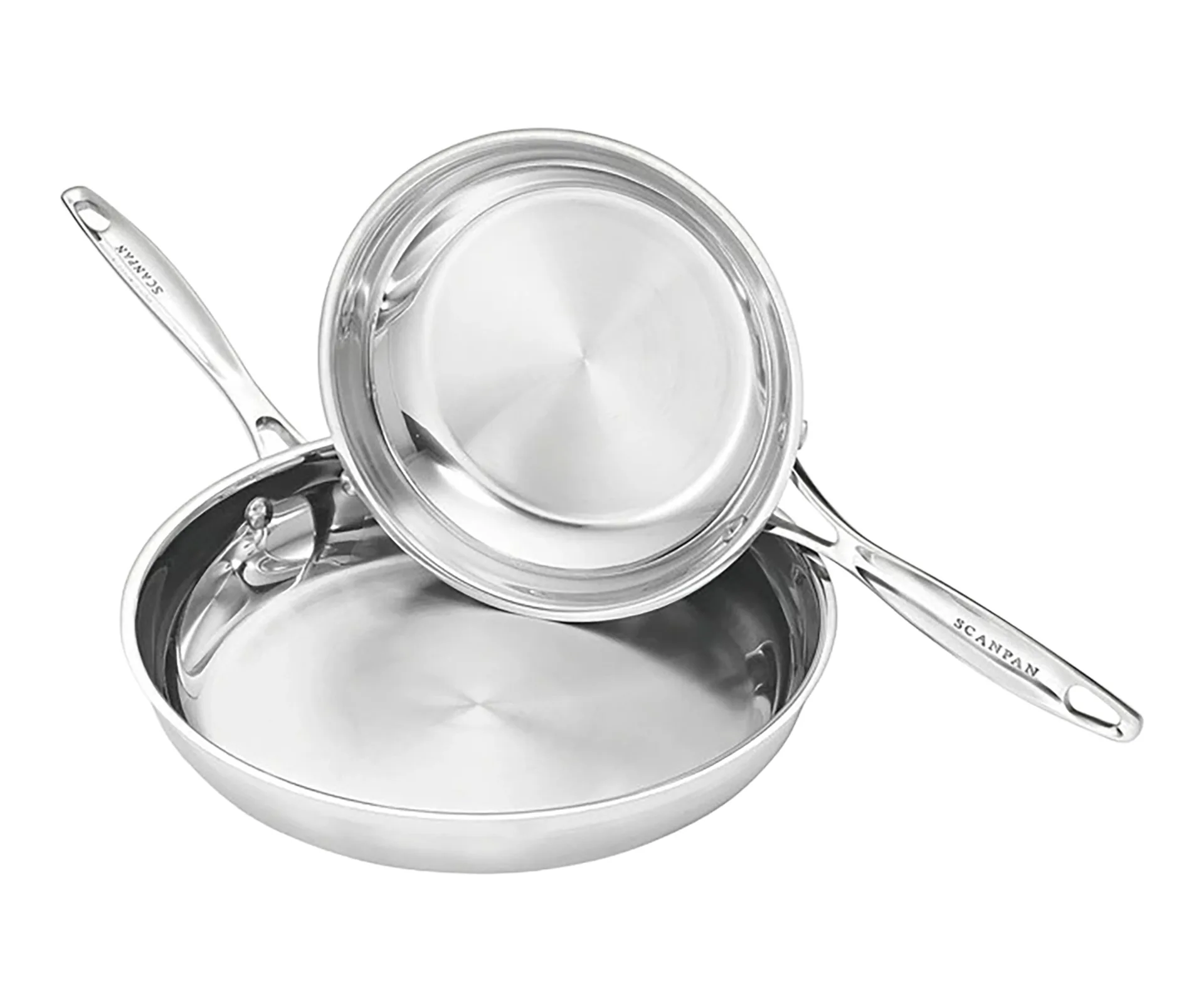 Stainless steel pans from Scanpan