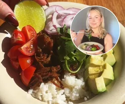 Sezzy Brown’s Mexican-style beef brisket bowls