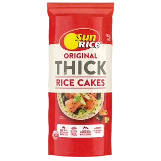 Sun Rice Thick Rice Cakes, Woolworths
