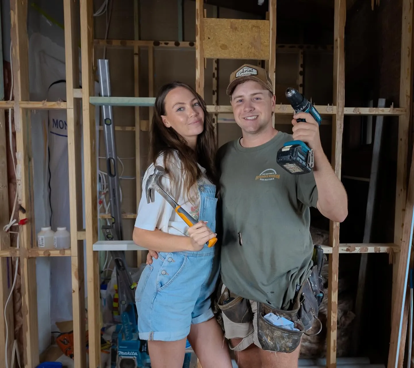 Emma and Jake, DIY home renovators