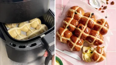 The air fryer hack that makes perfect hot cross buns every time
