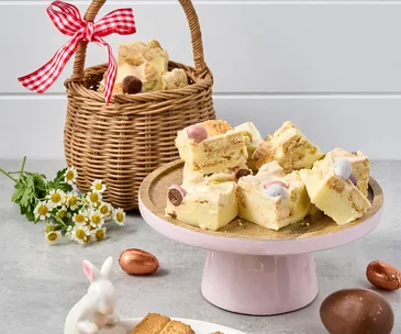 Arnott’s Scotch Finger fudge is the easiest no-bake treat you’ll make this Easter