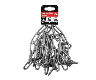 Pinnacle 4.8mm x 2m zinc-plated link chain, Bunnings