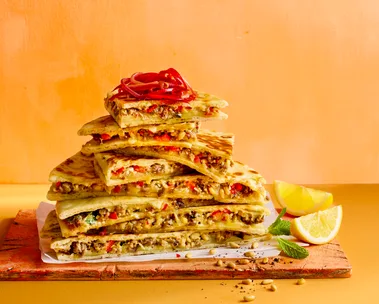 Make chilli lamb flatbread toasties when you can’t be bothered to cook