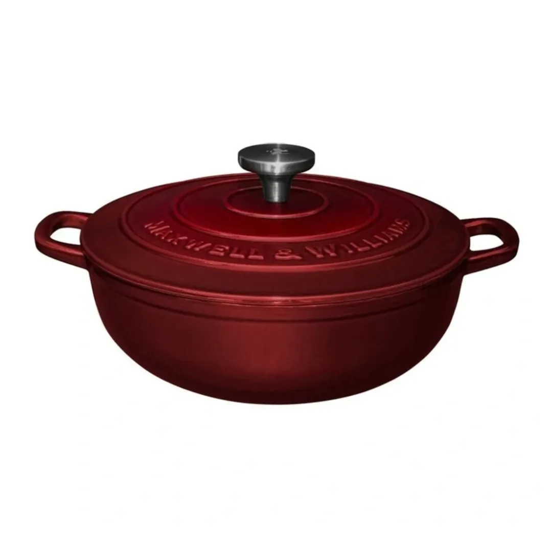 Maxwell & Williams Cast Iron Round Casserole + Best induction cookware Australia 2026 + Kitchen Appliances