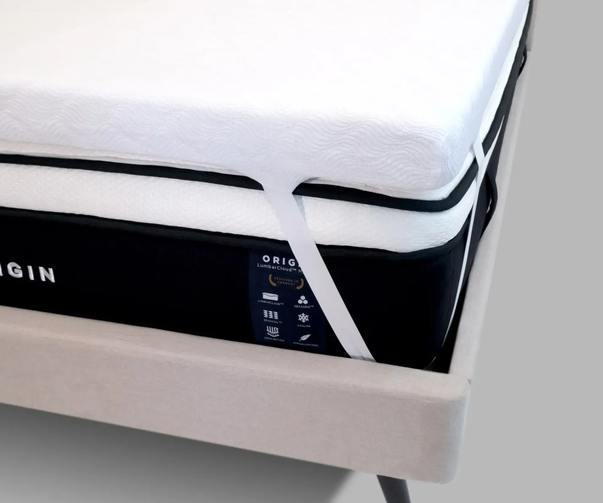Origin Enhanced Flippable Topper + Best Mattress Topper for dual-sided firmness