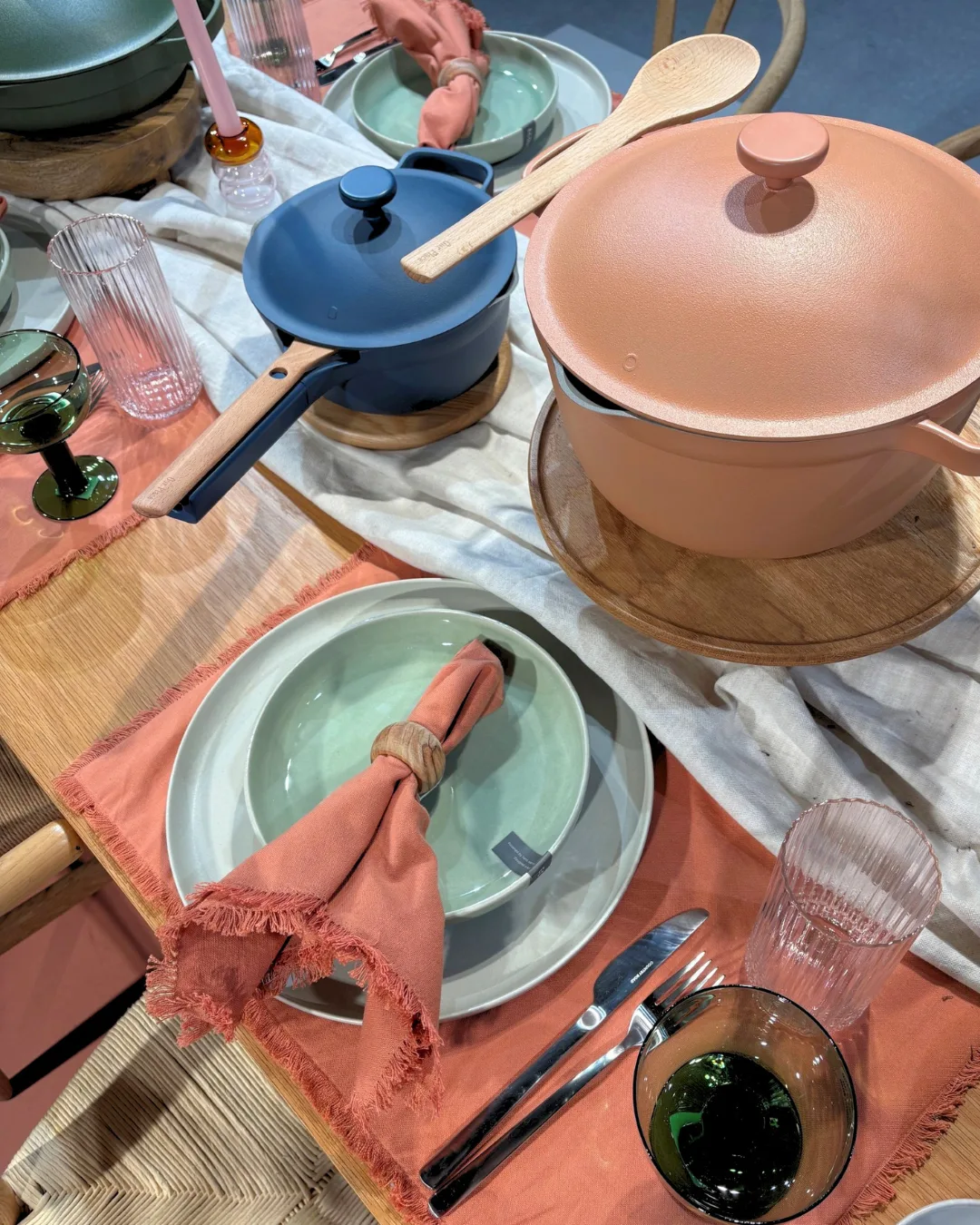 The Our Place cookware display at David Jones in the Sydney CBD