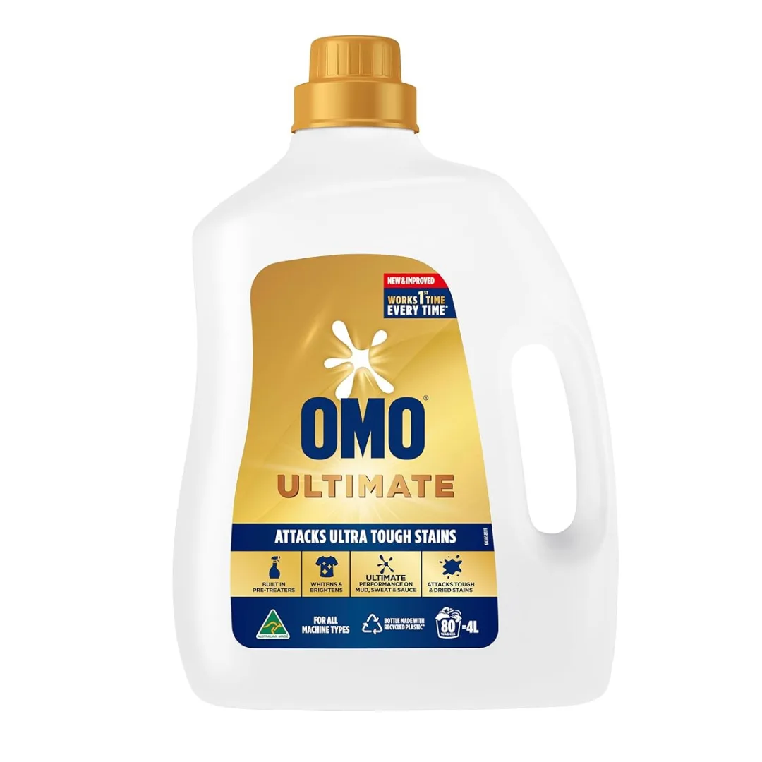 OMO Ultimate Front & Top Loader Laundry Liquid best cleaning products