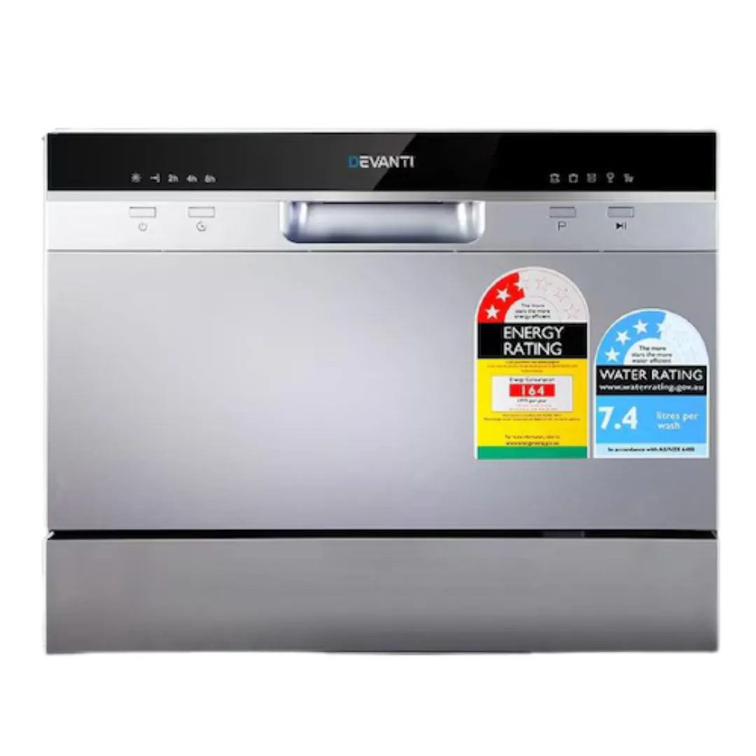 Devanti 6-Place Setting Benchtop Dishwasher best cleaning products