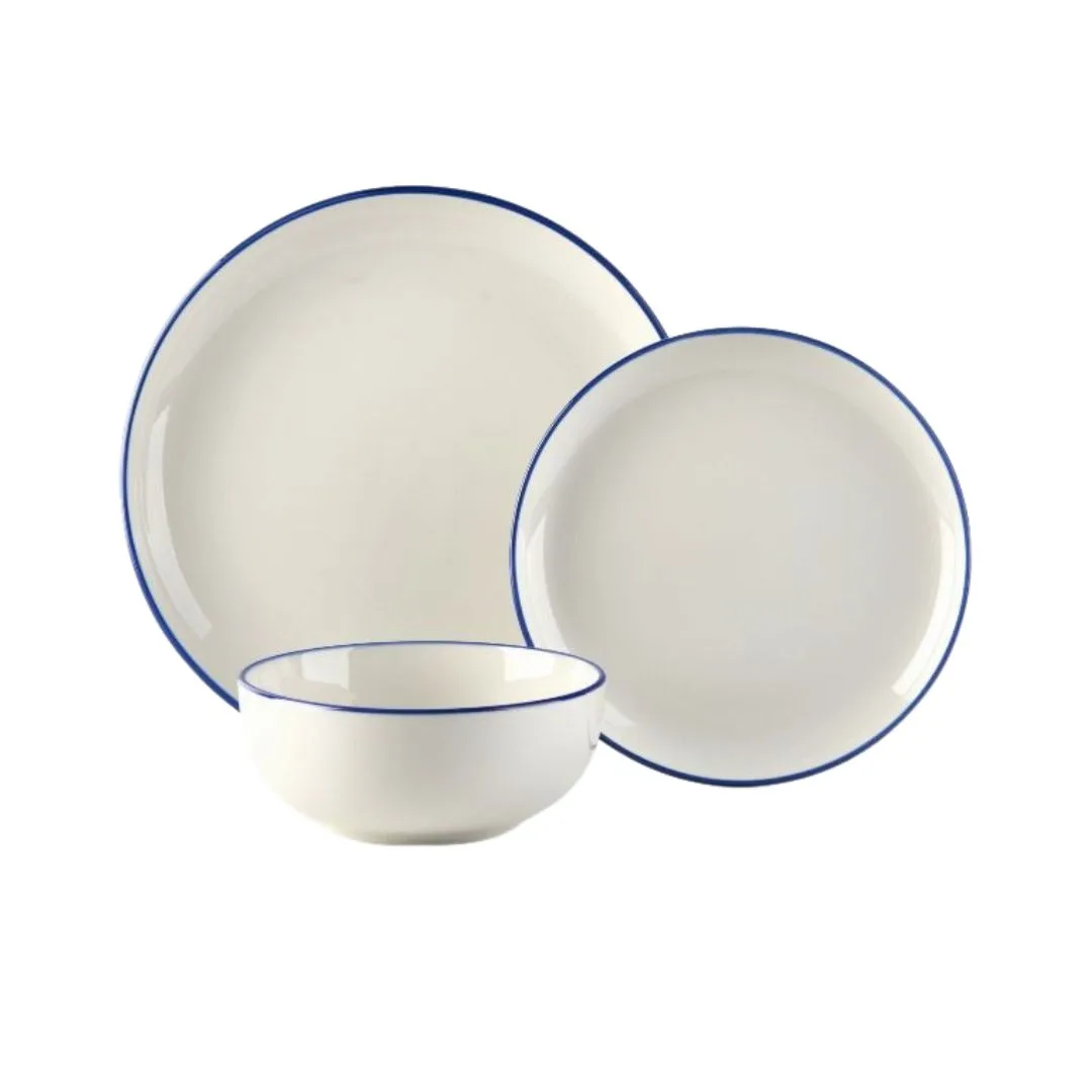 Hottie Sunnie Blue Rim 12-Piece Dinner Set afterpay day sales
