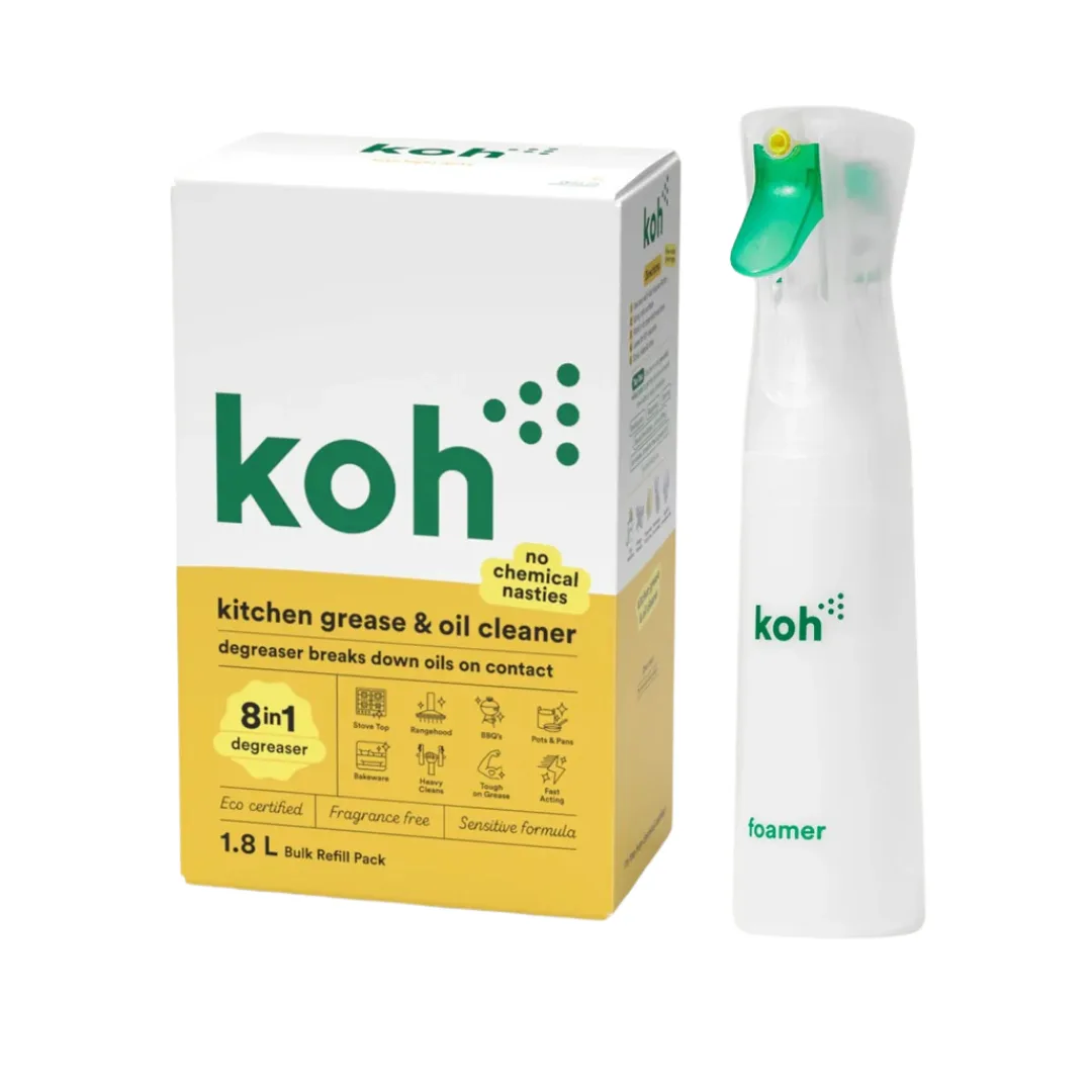 Koh Kitchen Grease & Oil Cleaner Starter Kit best cleaning products