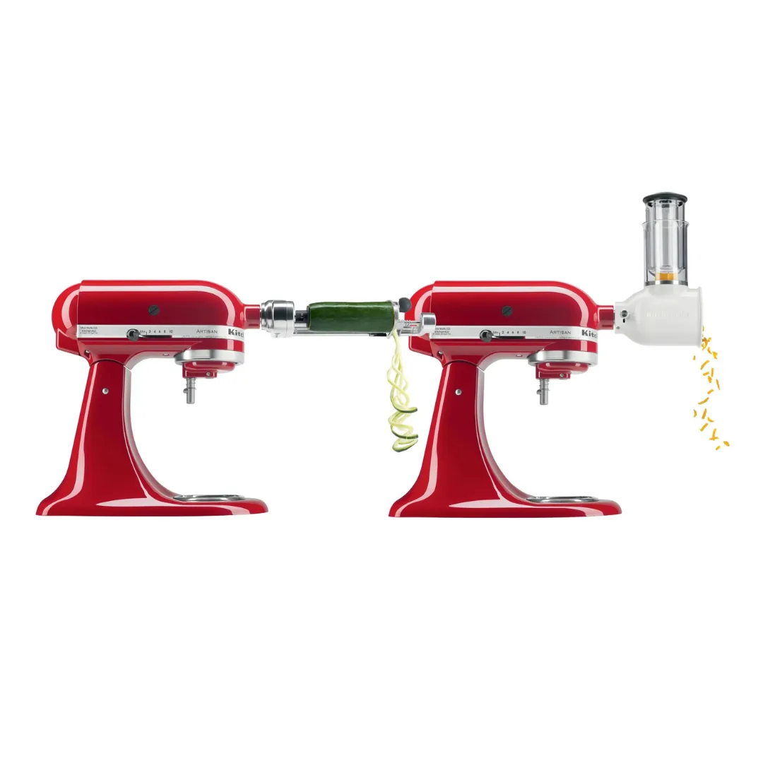 The Veggie Lover Bundle (Spiraliser + Slicer & Shredder Attachment)
 Best KitchenAid sales