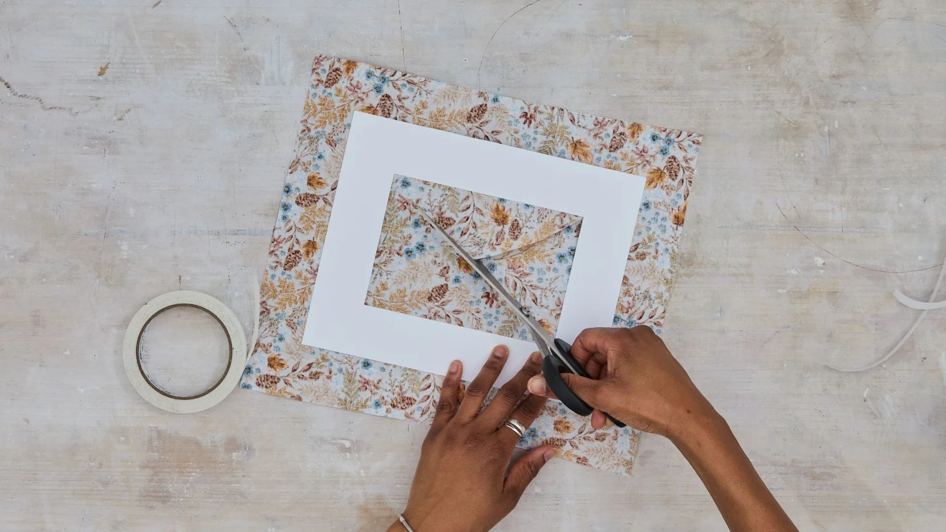 Step 2 how to make vintage frame