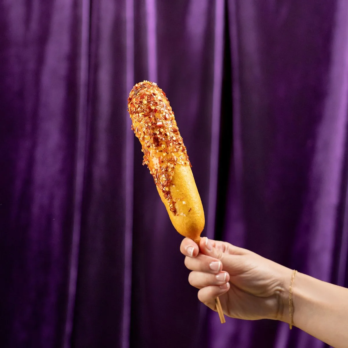 hot honey corn dog