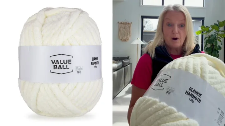 New ‘mammoth’ chunky yarn makes a blanket in one sitting
